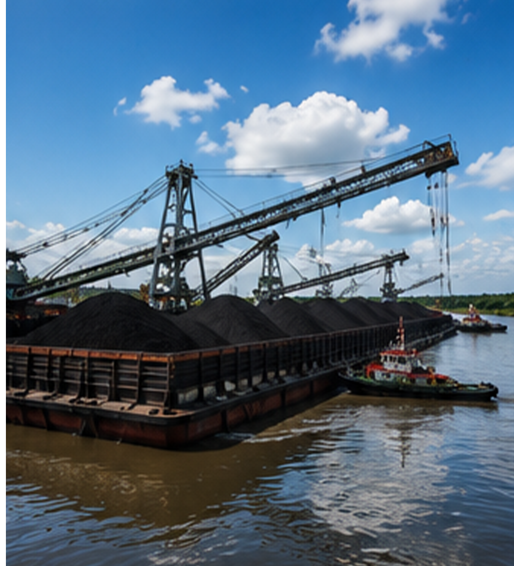Coal mining truck at site